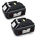 Produktbild VANTTECH 2 Stück 18V 5000mAh Li-Ion Ersatzakku für Makita BL1850 BL1840 BL1830 BL1815 194309-1 LXT400 für Makita Akku