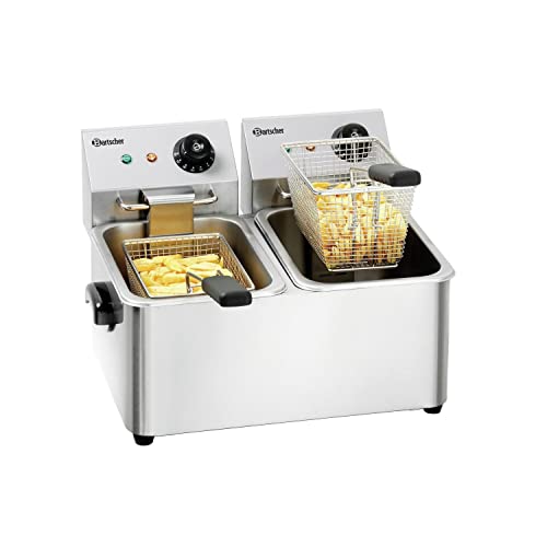 Bartscher A162412E SNACK II Doppel-Fritteuse, 8l 4000 W – Bild 3