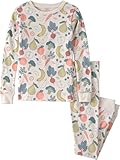 little planet by carter's Neutral 2-piece Pajamas made with Organic Cotton, Veggie Fruit, 5