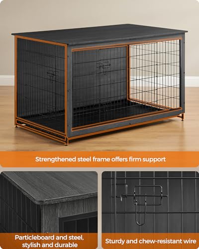 image for Feandrea Dog Crate Furniture, 56.1
