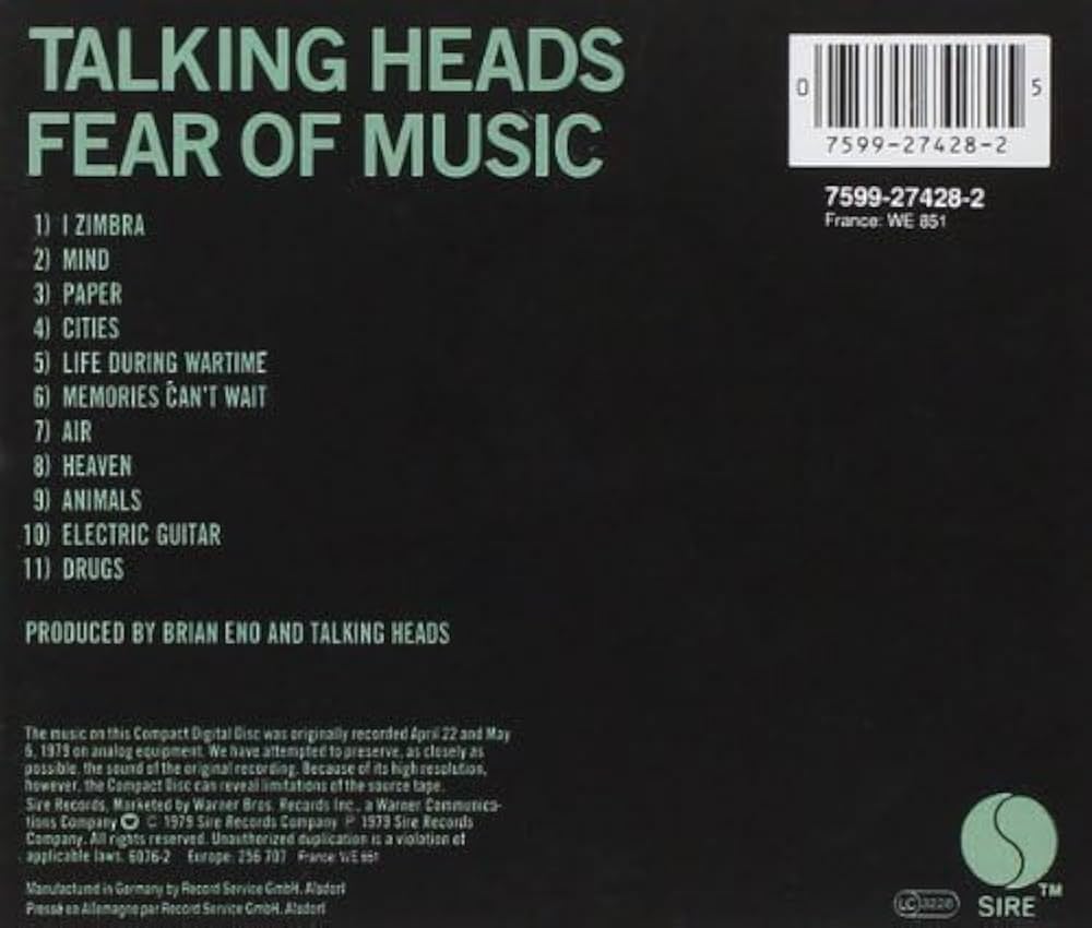 Amazon.co.jp: Fear of Music: ミュージック