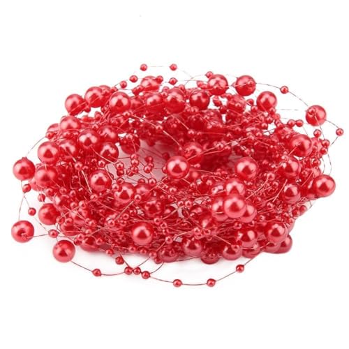 Suministros de fiesta con cadena de perlas para adornos de bodas y eventos 2