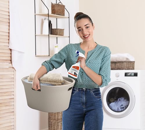 Image of Superio Ribbed Collection - Decorative Plastic Laundry Basket with Cut-Out Handles, Taupe (1 Pack) Hamper Organzier for Bedroom Bathroom College Dorm Room 35 Liter