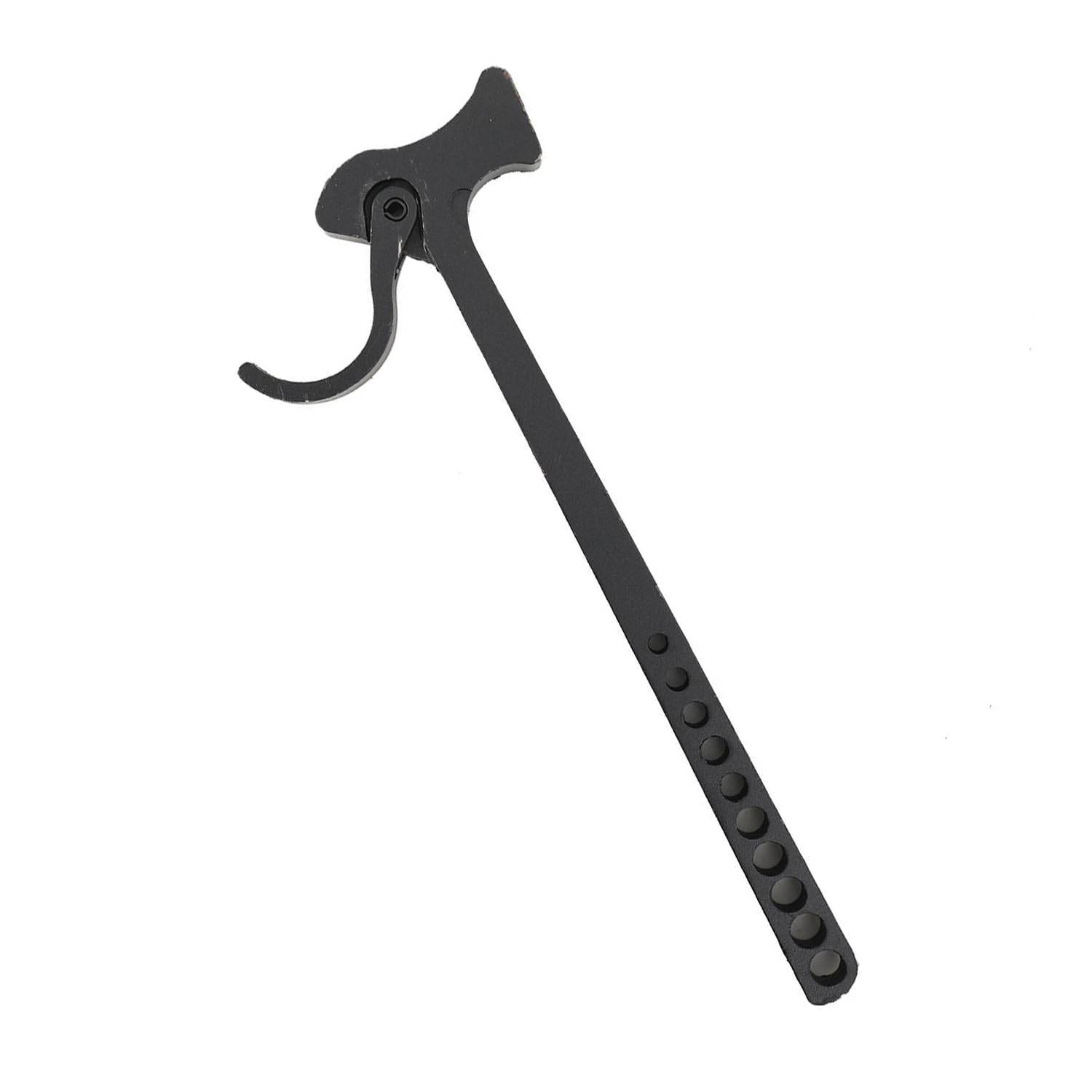 Martello per Tralicci, Martello per Traverse da Palcoscenico in Ferro Nero, per Traverse con Diametro di 48-51 mm, per la Costruzione di Travi e Pedane da Palcoscenico(Nero)