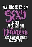  Dänemark: Sexy Dänin: Notizbuch / Notizheft für Dänin Trikot Denmark A5 (6x9in) liniert mit Linien