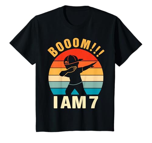 Niños Dabbing Birthday Shirt 7 Years Old Birthday Outfit Boys Camiseta