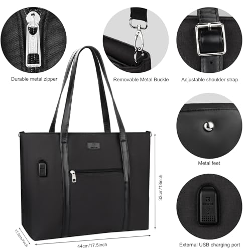 Tote Bag with USB Charging Port