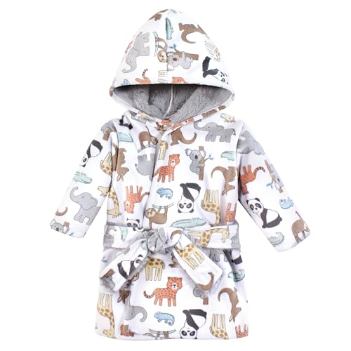 Image of Hudson Baby Unisex BabyMink with Faux Fur Lining Pool and Beach Robe Cover-ups