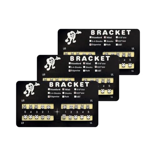 SEAVERRS 60pcs/Pack Mini dental brackets mini roth brackets roth 022 slot bondable 10 pieces per pack 20 pieces per pack. (3 pcs)