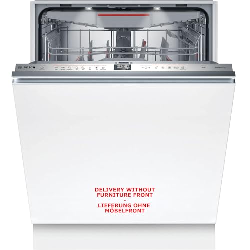 Bosch SMV6ZCX16E, Serie 6, vollintegrierter Geschirrspüler mit Besteckschublade, 60 cm, Intelligent Programm, Max Flex Körbe, Vario Schublade, Rackmatik, Home Connect
