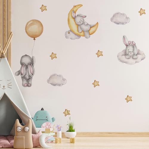 Vinilo decorativo animales durmiendo para habitación infantil miniatura 3