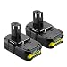 Powilling 2Pack 3.0Ah 18V Ryobi Lithium Replacement Battery for Ryobi 18V Lithium Battery ONE+ P102 P103 P104 P105 P107 18-Volt Cordless Tools Battery