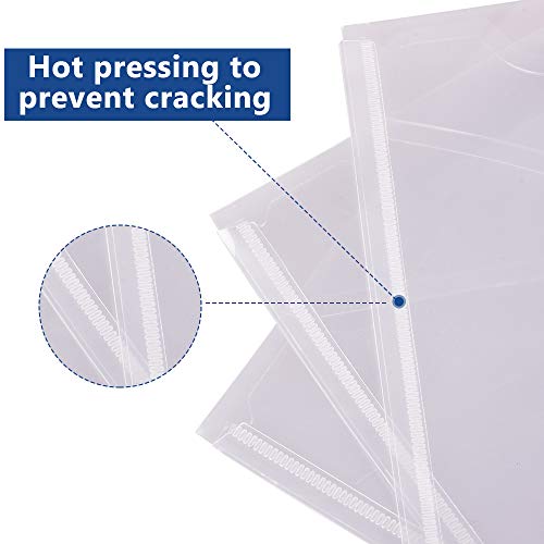 MerryNine - Buste in plastica, formato A4