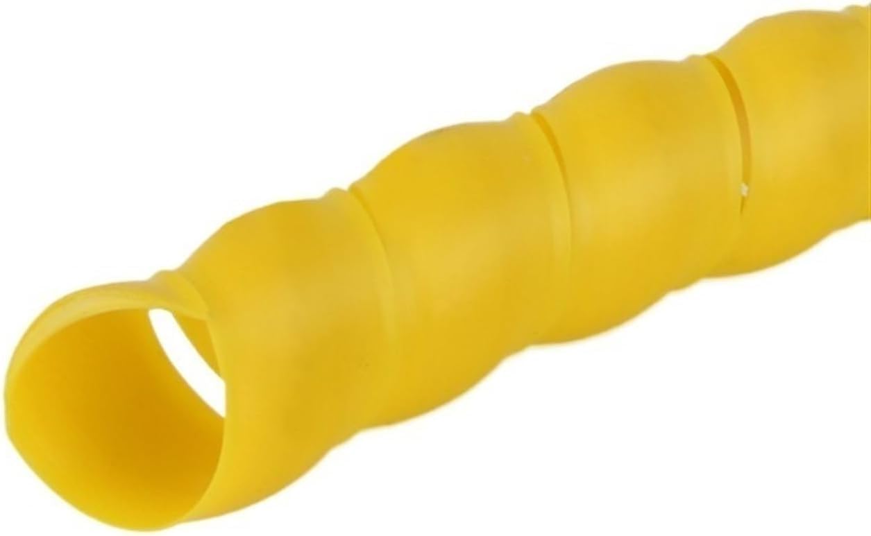 Manicotto per cavi, Guaina for cavo a spirale da 2 metri multicolore ID 8-40 mm(Yellow,ID 22mm)