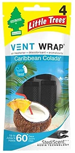 Little Trees Vent Wrap Car Air Freshener (Caribbean Colada)