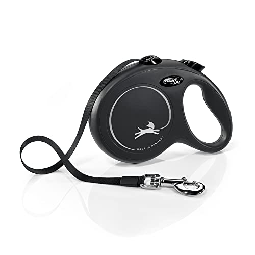 Flexi - Guinzaglio per Mulinello Classic Band - 5 Metri a 50 kg - Nero