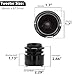 Warzone WZ45TW 1.7-Inch Super Tweeter Speaker, 4 Ohm, 1500W Max Power, 106dB Sensitivity, Titanium Diaphragm, CCAW Voice Coil for Pro Car Audio