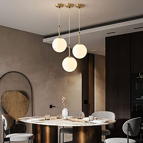 WISHVYQ Lampadario Moderno a Globo Camera da Letto...