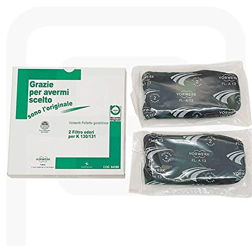 Filtres à odeurs Vorwerk Folletto VK130 VK131 pour éliminer la poussière chaude