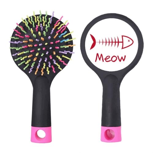 Brosse à cheveux démêlante Fish b Mewing Solution anti-casse cheveux fins