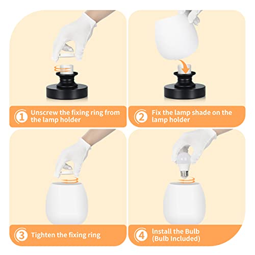 Maindeco Small Touch Bedside Table Lamp, 3 Way Dimmable Touch Control & Usb Charger Ports Desk Lamp,Small Place Nightstand Night Lamp For Bedroom -Bulb Included #TOP6