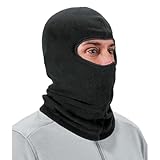 Balaclava, Winter Face Mask, Thermal Black Fleece, Ergodyne N-Ferno 6821