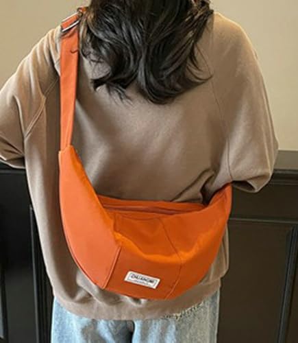 Nylon Dumpling Bag Lightweight Adjustable Crossbody Shoulder Purse Simple Capacity Travel Hobo Bag for All-seasons3