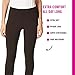 Hue Women's Wide Waistband Blackout Cotton Leggings, Assorted, Black Large