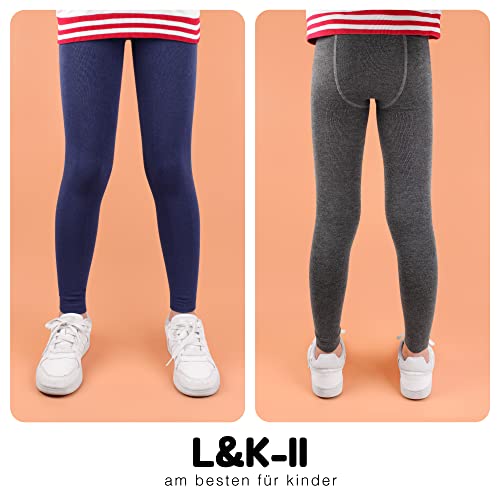 Libella 3er Pack Jungen Leggings Kinder Hosen Pants Herbst Frühling Winter Baumwolle Knöchellang 2764A 122-128
