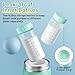 Portable Breast Milk Cooler Bottle, Rapid-cooling Breast Milk, Cooling for 24H Compact Design Travel Breastmilk Cooler 17oz Breastmilk Storage Bottles with 2pcs Inner Bottles, Breastfeeding Essentials