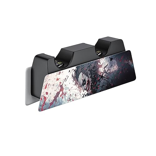 Image of PlayVital Killing Clown Full Set Skin Decal for ps5 Console Digital Edition, Sticker Vinyl Decal Cover for ps5 Controller & Charging Station & Headset & Media Remote