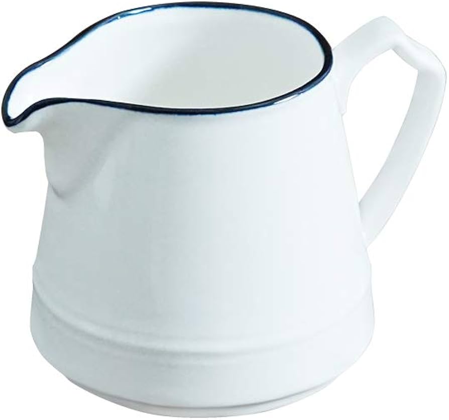 Amazon.co.jp: セラミック ミルクピッチャー 陶器 クリーマー ミルク