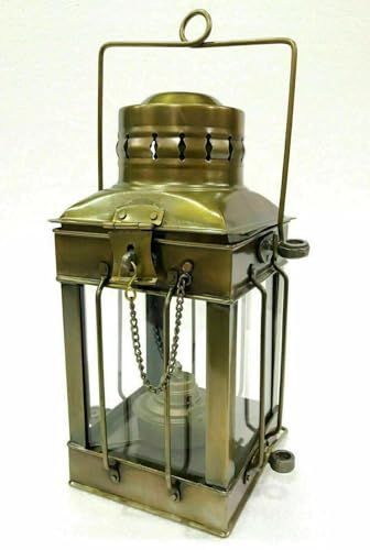 Lampada in ottone antico lampada a olio vintage lanterna nautica lampade marine nave barca appeso olio lanterna lampada decorazione domestica luce natale