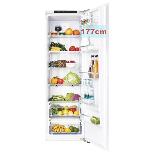 magictec Frigo encastrable Réfrigérateur froid ventilé | Refrigerateur 1 porte sans congelateur,177 cm hauteur, 260 L | No Frost | Commande électronique | Alarme de...