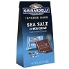 GHIRARDELLI Intense Dark Chocolate Squares, Sea Salt 60% Cacao, 4.1 Oz Bag (Pack of 6)