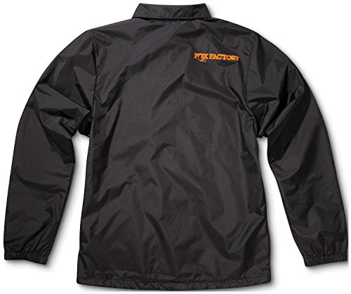 Fox Factory Chaqueta Rompeviento Negro/ Naranja XS miniatura 2