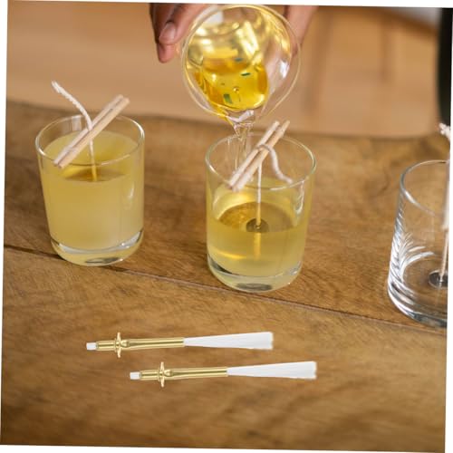 Mechas para lámpara de aceite tubo de aleación 10 pcs miniatura 5