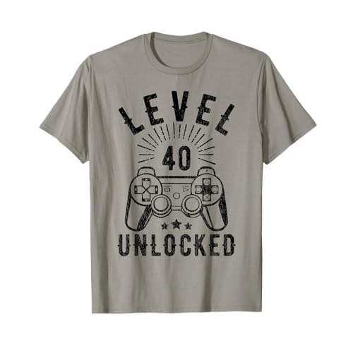 Regalo del 40º cumpleaños de Funny Video Gamer Camiseta