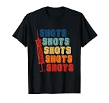 Colorful Shots Shots Get Vaccinated Pro-Vaccine Immunization T-Shirt