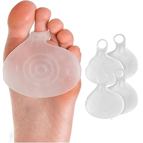 Coussinets de pied pour balle de pieds 4 pièces s’adapte Inserts de chaussures pour femmes Coussinets métatarsaux de coussins de pied (Noir) Cover