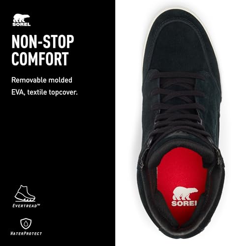 Sorel Out N About Wedge II Black/Sea Salt 9 B (M)4