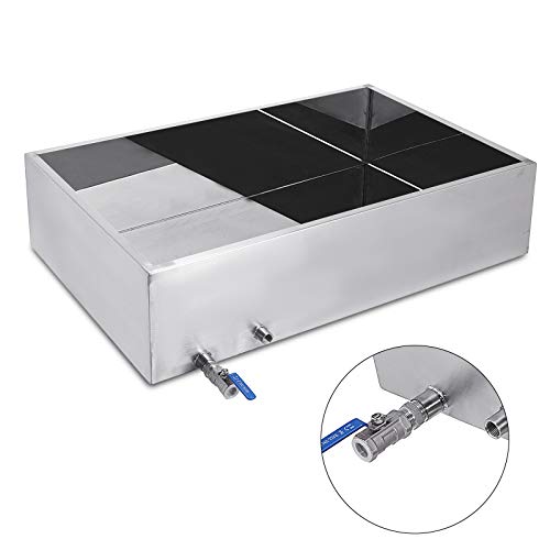 VBENLEM Maple Syrup Evaporator Pan 30x16x9.5 Inch Stainless Steel Maple Syrup Boiling Pan