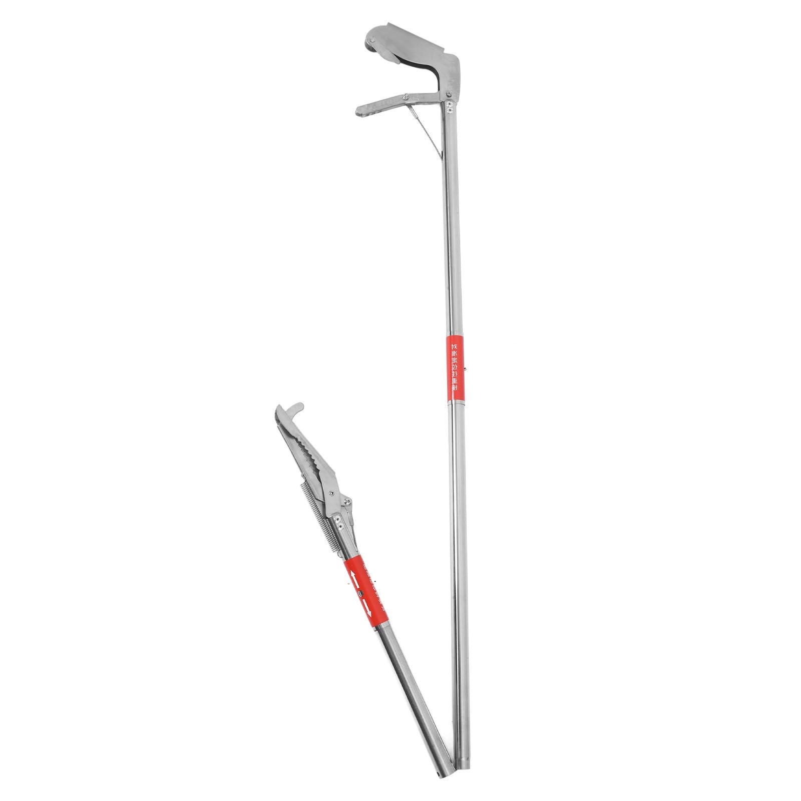 Pinza Leggera Pieghevole Acciaio Inossidabile e in a Serpenti 3 Sezioni a Lunga Distanza, Strumento Catturare Serpenti e Granchi Outdoor