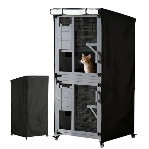Housse de protection imperméable pour chaton et grand abri extérieur - 2