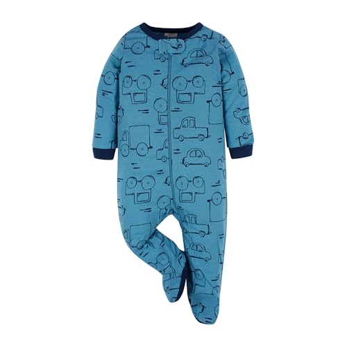 Image of ONESIES Brand Baby Boys Sleepers 4-Pack Footies and Toddler Set