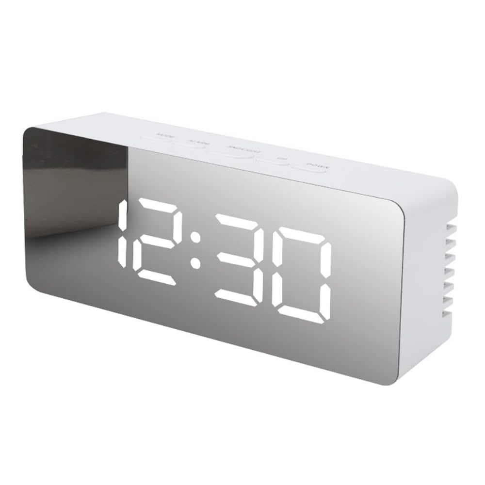 Digital Alarm Wall Clock Table Clock Large LED Display with Remote Control, Auto Dimmer with Date Week and Temperature for Home Office Bedroom Living Room Home-image-29
