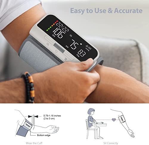Blood Pressure Machine-Automatic Upper Arm Bp Monitor With 2 X 99 Sets Of Memory, Large Screen, And Large Blood Pressure Cuff #TOP5