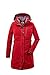 killtec Damen Funktionsparka/Parka mit abzippbarer Kapuze KOW 165 WMN PRK, rot, 38, 37726-000