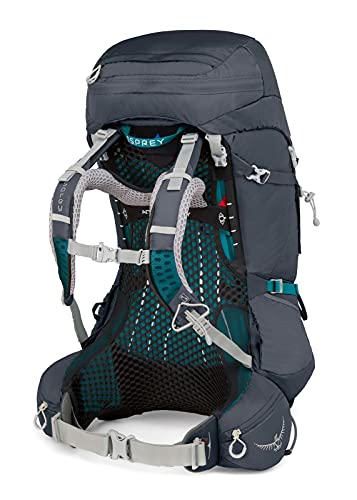 Mochila de mochila para mujeres Osprey Aura AG 50L gris miniatura 2