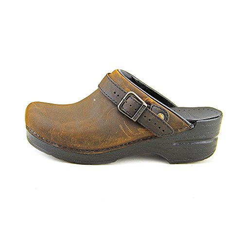 Image of Dansko Ingrid Sling Back Mule Clog for Women - Anti-Fatigue Rocker Bottom Promotes Forward Foot Motion - Premium Leather Uppers for Long-Lasting Wear